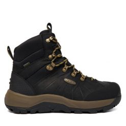 Trekkingi Keen. Czarne buty trekkingowe męskie Keen, bez wzorów, z polaru, bez zapięcia, trekkingowe. Za 849.99 zł.