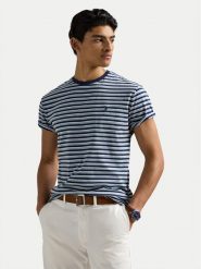 Polo Ralph Lauren T-Shirt 710964720001 Niebieski Classic Fit. Niebieskie koszulki polo męskie Polo Ralph Lauren, l, bez wzorów, z bawełny, bez kołnierzyka, bez ramiączek. Za 219.99 zł.