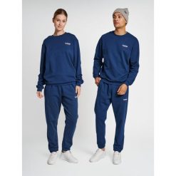 Bluza Hummel LGC Austin. Niebieskie bluzy nierozpinane męskie HUMMEL, bez wzorów, sportowe, bez ramiączek, bez kaptura. W wyprzedaży za 176.65 zł.