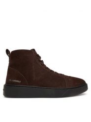 KARL LAGERFELD Sneakersy Flint II KL53353L Brązowy. Brązowe buty sportowe na co dzień męskie KARL LAGERFELD, l, bez wzorów, ze skóry, bez ramiączek, bez kaptura. Za 729.99 zł.