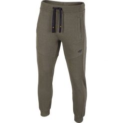 Spodnie dresowe męskie SPMD002 - khaki melanż. Spodnie dresowe męskie marki 4f. Za 119.99 zł.