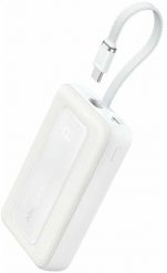 Anker Power Bank, Built-In USB-C Cable, 30W | A1688H21 | 10000 mAh | White. Białe powerbanki Anker. Za 121.86 zł.