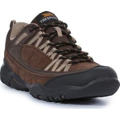 Skórzane buty turystyczne "Taiga" w kolorze brązowym. Brązowe buty trekkingowe męskie Trespass Men, bez wzorów, z materiału, bez zapięcia, climacool (adidas). W wyprzedaży za 175.95 zł.