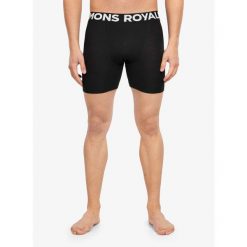Bokserki termoaktywne męskie Mons Royale Hold 'em Boxer. Czarne bielizna termoaktywna męska Mons Royale, l, bez wzorów, bez ramiączek, na fitness i siłownię. Za 186.99 zł.