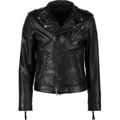 Freaky Nation COLTRANE Kurtka skórzana black. Czarne kurtki męskie Freaky Nation, z materiału. Za 939.00 zł.
