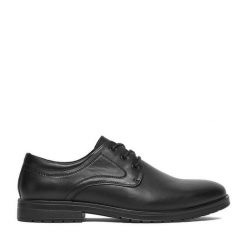 Półbuty Sergio Bardi. Czarne eleganckie półbuty męskie Sergio Bardi, wizytowe, bez obcasa, bez zapięcia. Za 149.99 zł.