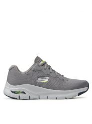 Skechers Sneakersy Infinity Cool 232303/GRY Szary. Szare buty sportowe na co dzień męskie Skechers, m, bez wzorów, z materiału, bez ramiączek, bez kaptura. Za 319.20 zł.