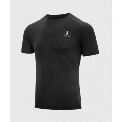 Koszulka sportowa męska Performance. Czarne t-shirty sportowe męskie NORDICDOTS, l, bez wzorów, z elastanu, sportowe, bez ramiączek. Za 185.00 zł.