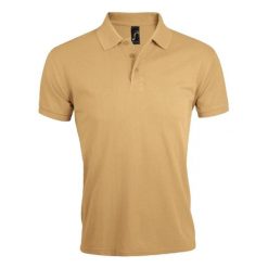 Męska Koszulka Polo Prime. Brązowe koszulki polo męskie SOL'S, m, bez wzorów, sportowe, bez kołnierzyka, bez ramiączek. Za 84.99 zł.