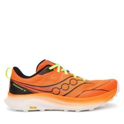 Buty do biegania Saucony. Brązowe buty do biegania męskie Saucony, bez wzorów, bez zapięcia, do biegania. Za 699.99 zł.