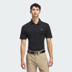 Koszulka polo Ultimate365 Solid. Czarne koszulki polo męskie ADIDAS, m, bez wzorów, z materiału, sportowe, bez kołnierzyka, bez ramiączek. W wyprzedaży za 231.00 zł.
