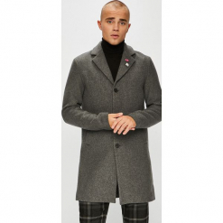 Jack & Jones - Płaszcz. Szare płaszcze męskie marki Jack & Jones, z bawełny, klasyczne. W wyprzedaży za 339.90 zł.