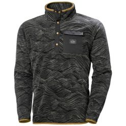 Polar Helly Hansen Maridalen. Czarne bluzy z polaru męskie Helly Hansen, m, bez wzorów, z polaru, bez ramiączek, bez kaptura. W wyprzedaży za 360.00 zł.