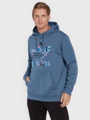 Adidas Bluza Camo Series Infill HK2802 Granatowy Regular Fit. Niebieskie bluzy nierozpinane męskie ADIDAS, m, bez wzorów, z syntetyku, bez ramiączek, bez kaptura. Za 289.99 zł.