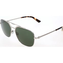 Okulary przeciwsłoneczne w kolorze srebrno-zielonym. Okulary przeciwsłoneczne męskie marki Calvin Klein & Etro. W wyprzedaży za 193.95 zł.