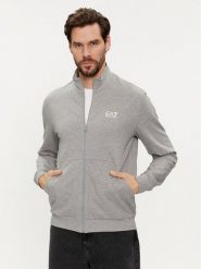EA7 Emporio Armani Bluza 3DPM61 PJ05Z 3905 Szary Regular Fit. Szare bluzy rozpinane męskie EA7 Emporio Armani, m, bez wzorów, z bawełny, bez ramiączek, bez kaptura. Za 239.99 zł.