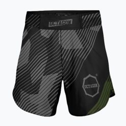 Spodenki treningowe męskie Octagon Broken Line MMA. Czarne szorty sportowe męskie OCTAGON, bez wzorów, sportowe. Za 149.99 zł.