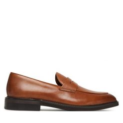 Półbuty Aldo. Brązowe eleganckie półbuty męskie Aldo, wizytowe, bez obcasa, bez zapięcia. Za 479.99 zł.