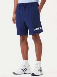 Adidas Szorty sportowe Essentials Linear JE9013 Granatowy Regular Fit. Niebieskie szorty sportowe męskie ADIDAS, bez wzorów, z bawełny, sportowe. Za 139.99 zł.