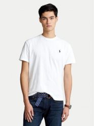Polo Ralph Lauren T-Shirt 710707087003 Biały Classic Fit. Białe koszulki polo męskie Polo Ralph Lauren, m, bez wzorów, z bawełny, bez kołnierzyka, bez ramiączek. Za 369.99 zł.
