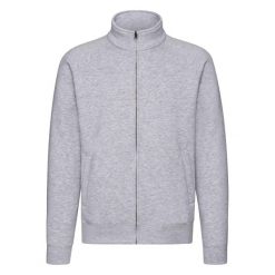 Męska Bluza Dresowa Premium. Szare bluzy nierozpinane męskie Fruit of the Loom, m, bez wzorów, z dresówki, sportowe, bez ramiączek, bez kaptura. Za 138.99 zł.