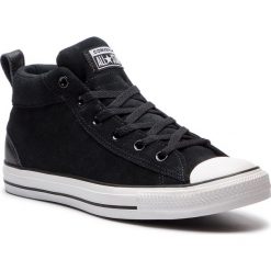 Trampki CONVERSE - Ctas Street Mid 161465C Black/Black/White. Czarne trampki męskie Converse, z gumy, klasyczne. W wyprzedaży za 239.00 zł.