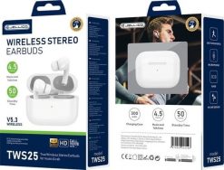 Słuchawki Jellico JELLICO słuchawki bezprzewodowe TWS25 Biały. Białe słuchawki bluetooth Jellico. Za 49.97 zł.
