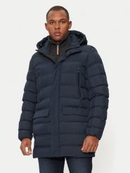 Geox Kurtka zimowa M4628L T3128 F1624 Granatowy Regular Fit. Niebieskie kurtki męskie Geox, na zimę, l, bez wzorów, z syntetyku, bez ramiączek, bez kaptura. Za 919.99 zł.