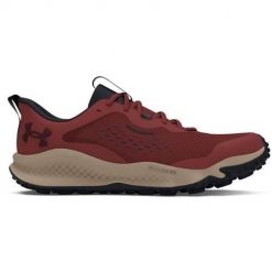 Buty do biegania męskie Under Armour Charged Maven Trail. Czerwone buty do biegania męskie Under Armour, bez wzorów, z materiału, bez zapięcia, do biegania. Za 384.99 zł.