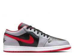 Nike Air Jordan 1 Low Sneakersy męskie. Szare buty sportowe na co dzień męskie Nike, m, bez wzorów, bez ramiączek, bez kaptura. Za 399.99 zł.