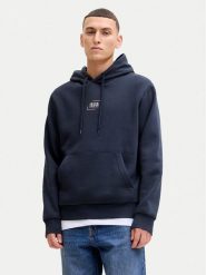 Jack & Jones Bluza Corp Graphic 12268422 Granatowy Regular Fit. Niebieskie bluzy nierozpinane męskie Jack & Jones, l, bez wzorów, z syntetyku, bez ramiączek, bez kaptura. Za 159.99 zł.