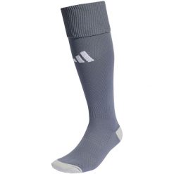 Getry piłkarskie Adidas Milano 23. Szare legginsy męskie ADIDAS, bez wzorów, do piłki nożnej. Za 32.86 zł.
