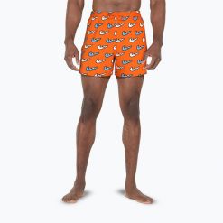 Szorty kąpielowe męskie Nike Multi Print 5" Volley. Brązowe kąpielówki męskie Nike, m, bez wzorów. Za 189.99 zł.