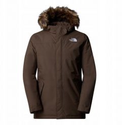 Kurtka zimowa The North Face Recycled Zaneck Jacket - smokey brown. Brązowe kurtki męskie The North Face, na zimę, m, bez wzorów, bez ramiączek, bez kaptura. Za 1,263.83 zł.