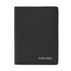 Portfel Calvin Klein. Czarne portfele męskie Calvin Klein, bez wzorów. Za 219.99 zł.