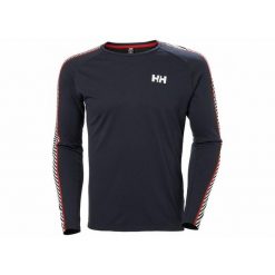 Bluza Helly Hansen lifa active stripe crew. Niebieskie bluzy nierozpinane męskie Helly Hansen, l, bez wzorów, bez ramiączek, bez kaptura. Za 266.00 zł.