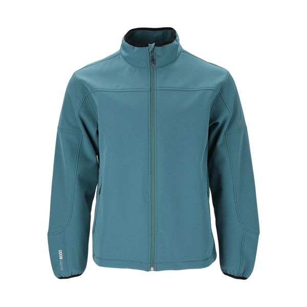 Kurtka wodoodporna Whistler Dublin Softshell W-PRO 8000. Szare kurtki męskie Whistler, bez wzorów, z softshellu, bez kaptura, trekkingowe. Za 212.00 zł.