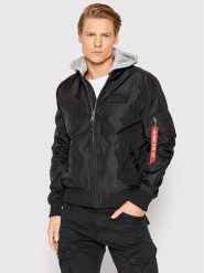 Alpha Industries Kurtka bomber MA-1 196108 Czarny Regular Fit. Czarne kurtki męskie Alpha Industries, l, bez wzorów, z syntetyku, bez ramiączek, bez kaptura. Za 629.99 zł.