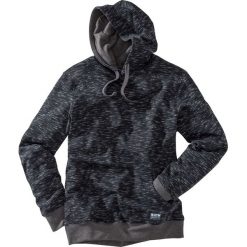 Bluza z kapturem, melanżowa bonprix czarny melanż. Bluzy nierozpinane męskie marki bonprix. Za 74.99 zł.