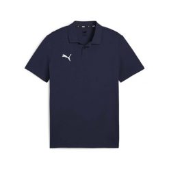Casualowa Koszulka Polo Puma Polo Teamgoal Dorosłych. Niebieskie koszulki polo męskie Puma, s, bez wzorów, sportowe, bez kołnierzyka, bez ramiączek. Za 179.50 zł.
