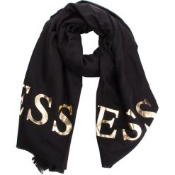 Szal GUESS - AW7951 POL03 BLA. Czarne szaliki męskie Guess, z materiału. Za 169.00 zł.
