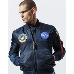 Alpha Industries Kurtka Zimowa Ma-1 Vf Nasa , granatowy, rozmiar S. Niebieskie kurtki męskie Alpha Industries, na zimę, s, bez wzorów, bez ramiączek, bez kaptura. Za 799.99 zł.