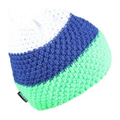Sherpa Czapka Zimowa Gemma Blue. Niebieskie czapki męskie Sherpa, na zimę, bez wzorów, z dzianiny, sportowe. W wyprzedaży za 39.00 zł.