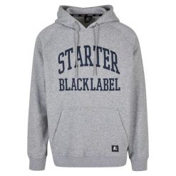 Bluza z kapturem Starter Starter Black Label. Szare bluzy z kapturem męskie Starter, m, bez wzorów, z kapturem. Za 294.00 zł.