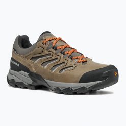 Buty turystyczne męskie SCARPAMoraine GTX. Brązowe buty trekkingowe męskie Scarpa, bez wzorów, bez zapięcia, trekkingowe. Za 599.99 zł.