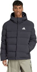 Kurtka męska adidas Helionic czarna JN2099 L. Czarne kurtki męskie ADIDAS, l, bez wzorów, bez ramiączek, bez kaptura. Za 875.96 zł.