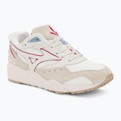 Buty Mizuno Contender. Białe buty zimowe męskie Mizuno, bez wzorów, sportowe, bez obcasa, bez zapięcia. Za 269.99 zł.