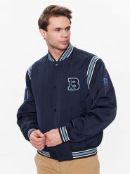 Boss Kurtka bomber 50481099 Niebieski Regular Fit. Niebieskie kurtki męskie Boss, m, bez wzorów, z syntetyku, bez ramiączek, bez kaptura. Za 1,589.00 zł.