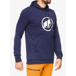 Bluza męska Mammut ML Hoody Classic. Niebieskie bluzy nierozpinane męskie Mammut, m, bez wzorów, casualowe, bez ramiączek, bez kaptura. Za 404.70 zł.