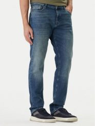 BOSS Jeansy Delaware 50524008 Niebieski Slim Fit. Niebieskie jeansy męskie Boss, bez wzorów, z bawełny. Za 549.99 zł.